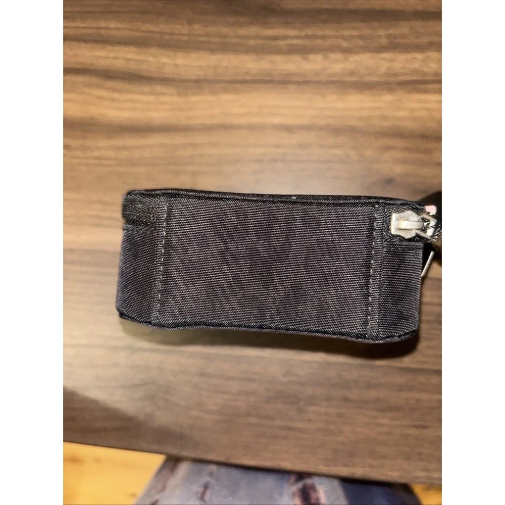 NWT $40 Baggallini Travel Jewelry Box Black Cheetah Embossed Zip Organizer Case